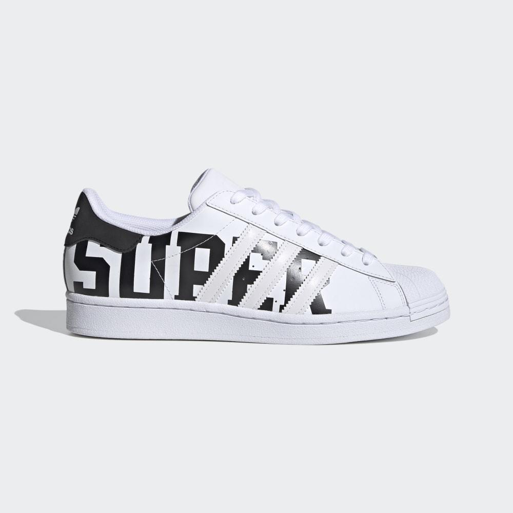 Adidas Men's Superstar Originals Shoes Black/White Ireland FV2816